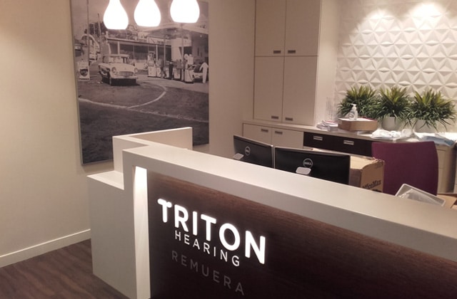 Commercial painting for Triton Hearing - interior