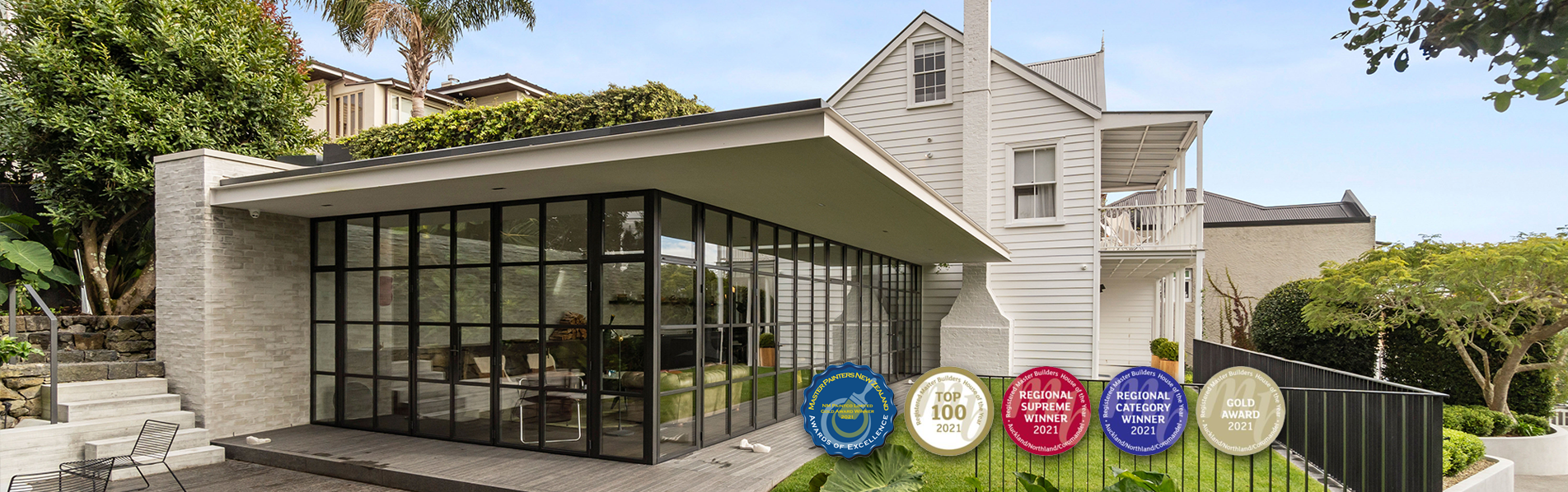 Award-winning painters Auckland -residential exteriors